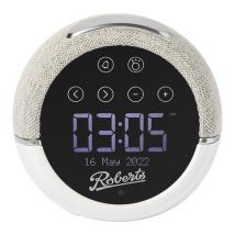 ROBERTS Zen Plus DAB+/FM Bluetooth Clock Radio - White