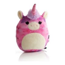 LAZERBUILT Squishmallows Lola The Unicorn Plush Portable Bluetooth Speaker - Pink