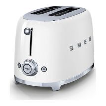SMEG 50's Retro TSF01WHUK 2-Slice Toaster - White