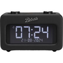 ROBERTS Revival Rest DAB+/FM Bluetooth Retro Clock Radio - Black