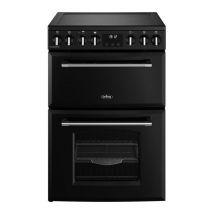 BELLING Farmhouse 60E Electric Ceramic Cooker - Black & Chrome