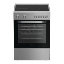 HOTPOINT Multiflow H6V5KMX/UK 60cm Electric Ceramic Cooker - Stainless Steel