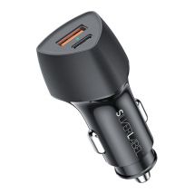 SILVERLABEL Dual PD 20 W USB Car Charger - Black