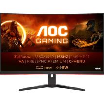 AOC CQ32G2SE/BK Quad HD 31.5" Curved VA LCD Gaming Monitor - Black