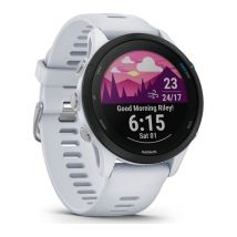 GARMIN Forerunner 255 Music Sports Watch - Whitestone, 46 mm