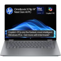HP OmniBook X Flip NGAI 14" 2 in 1 Laptop - Intel® Core™ Ultra 7, 1 TB SSD, Meteor Silver