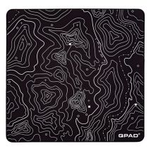 QPAD Edge Poron Mouse Mat - Black & White, Large