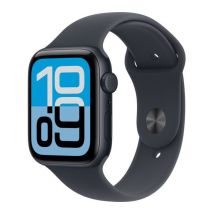 APPLE Watch SE 3 Cellular - 44 mm Midnight Aluminium Case with Midnight Sport Band, M/L