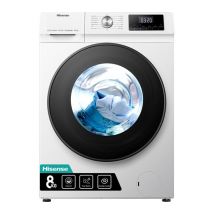 HISENSE 3 Series WDQA8014EVJM 8 kg Washer Dryer - White