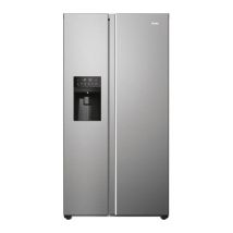 HAIER HSR5918DIMP American-Style Fridge Freezer - Platinum Inox