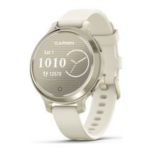 GARMIN Lily 2 Active Smart Watch - Lunar Gold & Bone