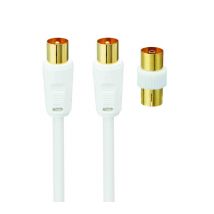 LOGIK L4AERA15 Aerial Cable & Adapter - 4 m