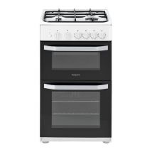 HOTPOINT MyMenu HD5G00KCW 50 cm Gas Cooker - White