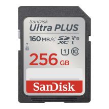 SANDISK Ultra Plus Class 10 SDXC Memory Card - 256 GB