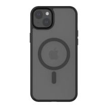 QDOS HYBRID SOFT + SNAP MagSafe iPhone 15 Plus Case - Clear & Black