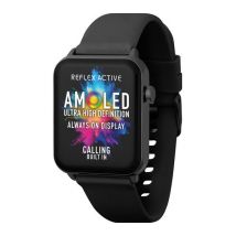 REFLEX ACTIVE Series 30 Smart Watch - Black, Silicone Strap