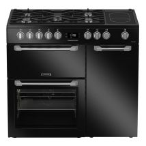 LEISURE PR100F530K 100 cm Dual Fuel Range Cooker - Black