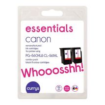 ESSENTIALS Canon PPG-560 XL & CL-561 XL Black & Tri-colour Ink Cartridges