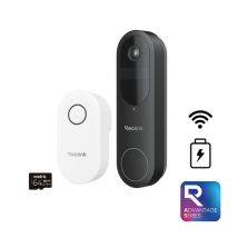 REOLINK D340B 2K Smart Video Doorbell, Chime & 64 GB Memory Card - Black & White