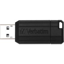 VERBATIM PinStripe USB 2.0 Memory Stick - 64 GB, Black