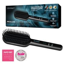 REVAMP DeepForm Ceramic Straightening Hot Brush - Black