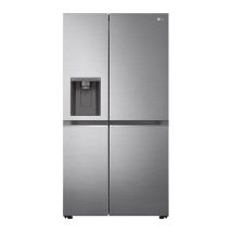 LG GSLD81PZRD NatureFRESH American-Style Smart Fridge Freezer - Shiny Steel