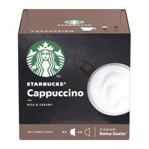 STARBUCKS Dolce Gusto Cappuccino Coffee Pods - Pack of 12