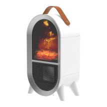 SMART AIR Glow Heat Portable Fan Heater - White
