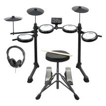 AXUS AXK4 Electronic Drum Kit with Sticks, Stool and Headphones