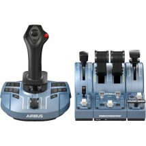 THRUSTMASTER TCA Captain Pack X Airbus Edition Joystick & Throttle - Light Blue