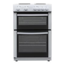 ESSENTIALS CFTE60W22 60 cm Electric Solid Plate Cooker - White