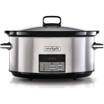 CROCK-POT CSC063 Slow Cooker - Stainless Steel