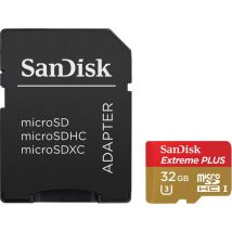 SANDISK Extreme Plus Class 10 microSDHC Memory Card - 32 GB
