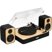 HOUSE OF MARLEY Revolution Belt Drive Bluetooth Turntable & Speakers - Black