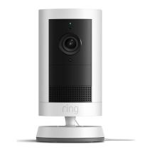 RING Outdoor Cam Plus Plug-in 2K WiFi Security Camera - White