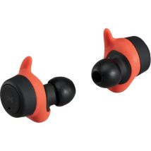 GOJI GSBTTW22 Wireless Bluetooth Sports Earbuds - Black & Red