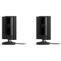 RING Indoor Camera (2nd Gen) Full HD 1080p WiFi Security Camera - 2 Cameras, Black