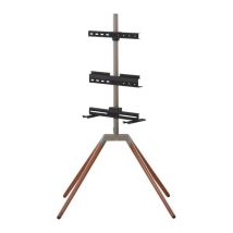 ONE FOR ALL WM7475 32-70" Quadpod TV Stand - Dark Oak