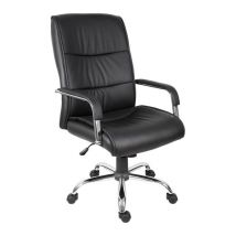 TEKNIK Kendal 6901BLK Faux-leather Reclining Executive Chair - Black