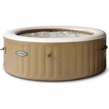 INTEX Pure Spa Bubble Massage Inflatable Hot Tub - 4 people, Khaki