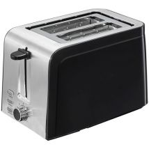 LOGIK L02TSS17 2-Slice Toaster - Black & Stainless Steel