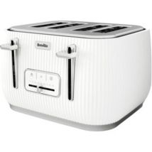 BREVILLE Linear VTR031 4-Slice Toaster - White