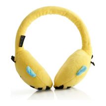 LAZERBUILT Squishmallows Sunny Plush Wireless Bluetooth Headphones - Yellow