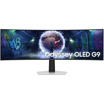 SAMSUNG Odyssey G9 LS49DG934SUXXU Dual Quad HD 49" Curved OLED Gaming Monitor - Silver
