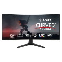 MSI MAG 346CQ Ultra Wide Quad HD 34” Curved VA Gaming Monitor - Black
