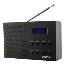 GROOV-E Paris GV-DR03-BK Portable Radio - Black