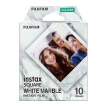 INSTAX Square White Marble Camera Film - 10 Shot Pack