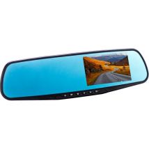 CO-PILOT CPDVR3 Rear View Mirror Full HD Dual Dash Cam - Black