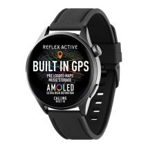  REFLEX ACTIVE Series 45 Smart Watch - Black, Silicone Strap