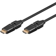 Goobay Flexibele HDMI Hoge Snelheidskabel met Ethernet - 1 meter